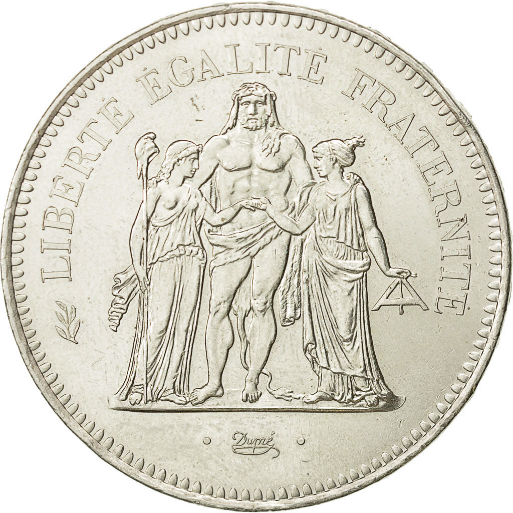 Frankreich, Hercule, 50 Francs, 1974, Paris, UNZ, Silber, KM:941.1, Gadoury:882