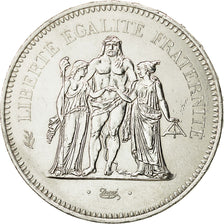 France, Hercule, 50 Francs, 1976, Paris, MS(63), Silver, KM:941.1, Gadoury:882