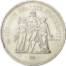 France, Hercule, 50 Francs, 1977, Paris, MS(63), Silver, KM:941.1, Gadoury:882