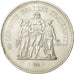 France, Hercule, 50 Francs, 1977, Paris, MS(63), Silver, KM:941.1, Gadoury:882