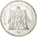 France, Hercule, 50 Francs, 1979, Paris, MS(63), Silver, KM:941.1, Gadoury:882