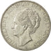 Paesi Bassi, Wilhelmina I, 2-1/2 Gulden, 1933, SPL, Argento, KM:165