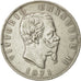Italien, Vittorio Emanuele II, 5 Lire, 1871, Milan, SS+, Silber, KM:8.3