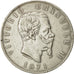 Italie, Vittorio Emanuele II, 5 Lire, 1871, Milan, TTB+, Argent, KM:8.3