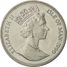 Isle of Man, Elizabeth II, Crown, 1990, Pobjoy Mint, UNZ, Copper-nickel, KM:275
