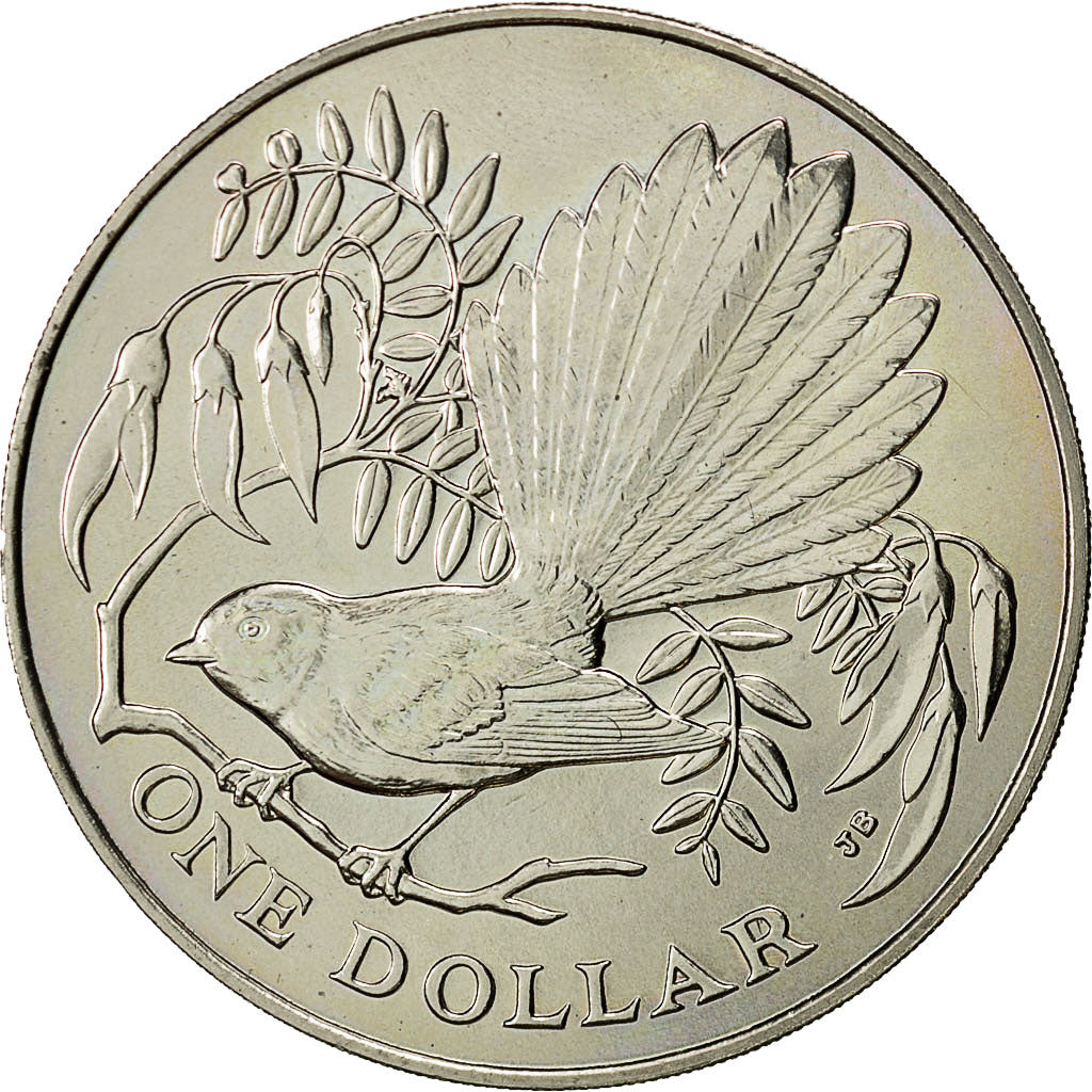 New Zealand, Elizabeth II, Dollar, 1980, MS(63), Copper-nickel, KM:49