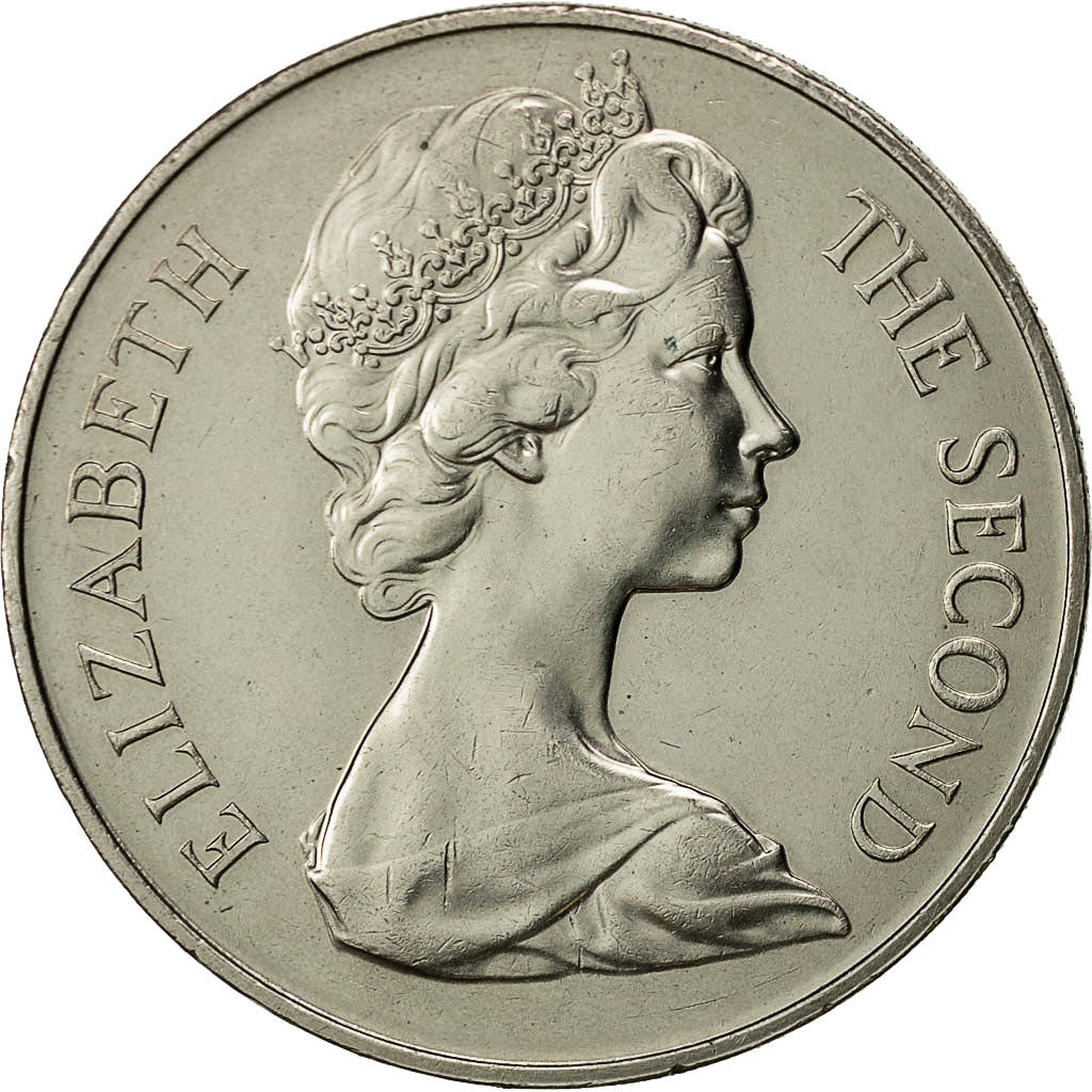 Saint Helena, Elizabeth II, 25 Pence, Crown, 1973, British Royal Mint, UNZ