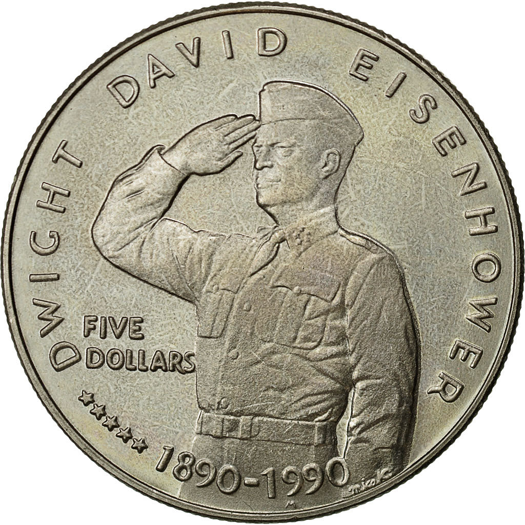 Marshall Islands, 5 Dollars, 1990, Medallic Art Co., MS(63), Copper-nickel