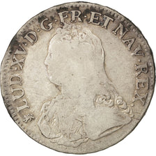 FRANCE, Écu aux branches d'olivier, ECU, 1726, Nantes, KM #486.20, VF(20-25), ..