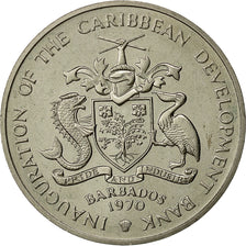 Barbados, 4 Dollars, 1970, SPL-, Rame-nichel, KM:A9