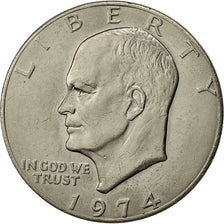 United States, Eisenhower Dollar, Dollar, 1974, U.S. Mint, Philadelphia, MS(63)