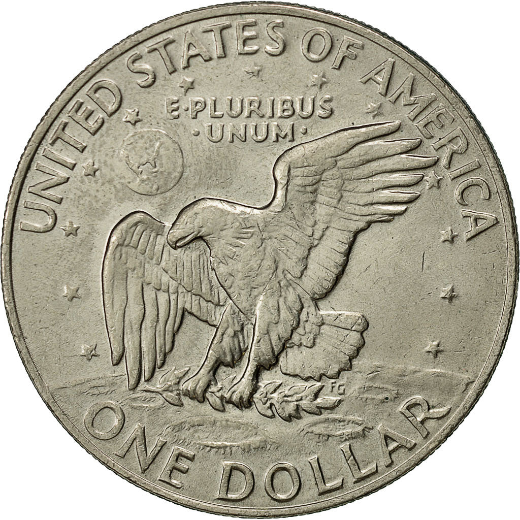 United States, Eisenhower Dollar, Dollar, 1974, U.S. Mint, Philadelphia, MS(63)