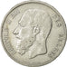 Belgio, Leopold II, 5 Francs, 5 Frank, 1869, MB, Argento, KM:24