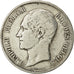 Belgio, Leopold I, 5 Francs, 5 Frank, 1851, MB+, Argento, KM:17