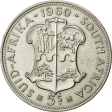 Sudafrica, Elizabeth II, 5 Shillings, 1960, SPL-, Argento, KM:55