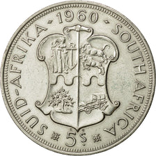 Afrique du Sud, Elizabeth II, 5 Shillings, 1960, SUP, Argent, KM:55