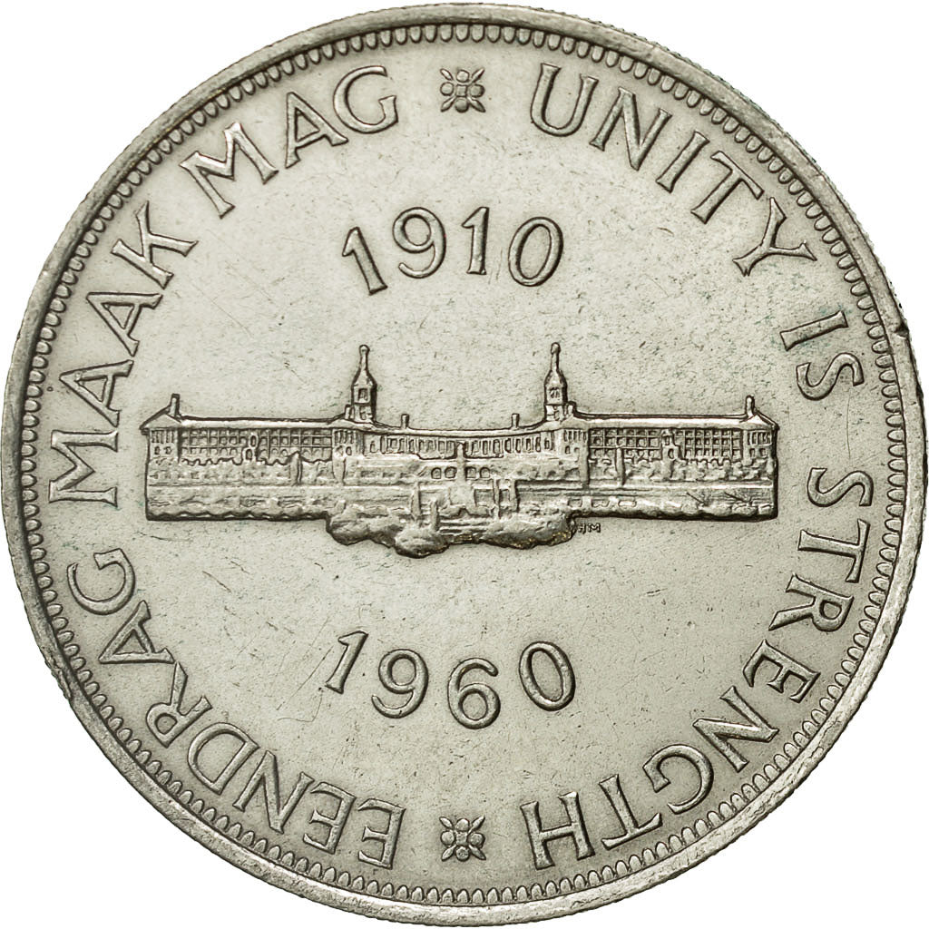 Sudafrica, Elizabeth II, 5 Shillings, 1960, SPL-, Argento, KM:55