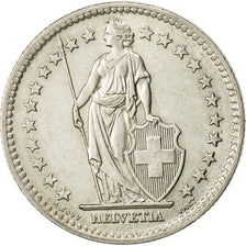 Switzerland, 2 Francs, 1948, Bern, AU(55-58), Silver, KM:21