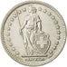Switzerland, 2 Francs, 1948, Bern, AU(55-58), Silver, KM:21