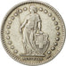 Suiza, 2 Francs, 1914, Bern, MBC, Plata, KM:21