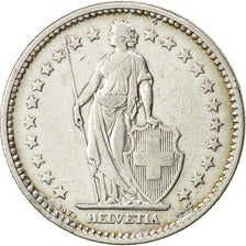 Switzerland, 2 Francs, 1907, Bern, EF(40-45), Silver, KM:21