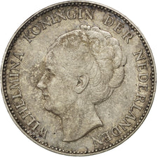 NETHERLANDS, Gulden, 1924, KM #161.1, AU(55-58), Silver, 28, 9.94