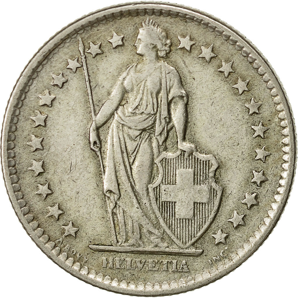 Schweiz, 2 Francs, 1960, Bern, SS, Silber, KM:21