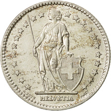 Switzerland, 2 Francs, 1955, Bern, AU(50-53), Silver, KM:21