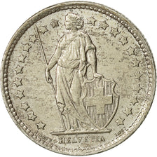 Svizzera, 1/2 Franc, 1958, Bern, BB, Argento, KM:23