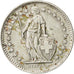 Svizzera, 1/2 Franc, 1953, Bern, BB, Argento, KM:23