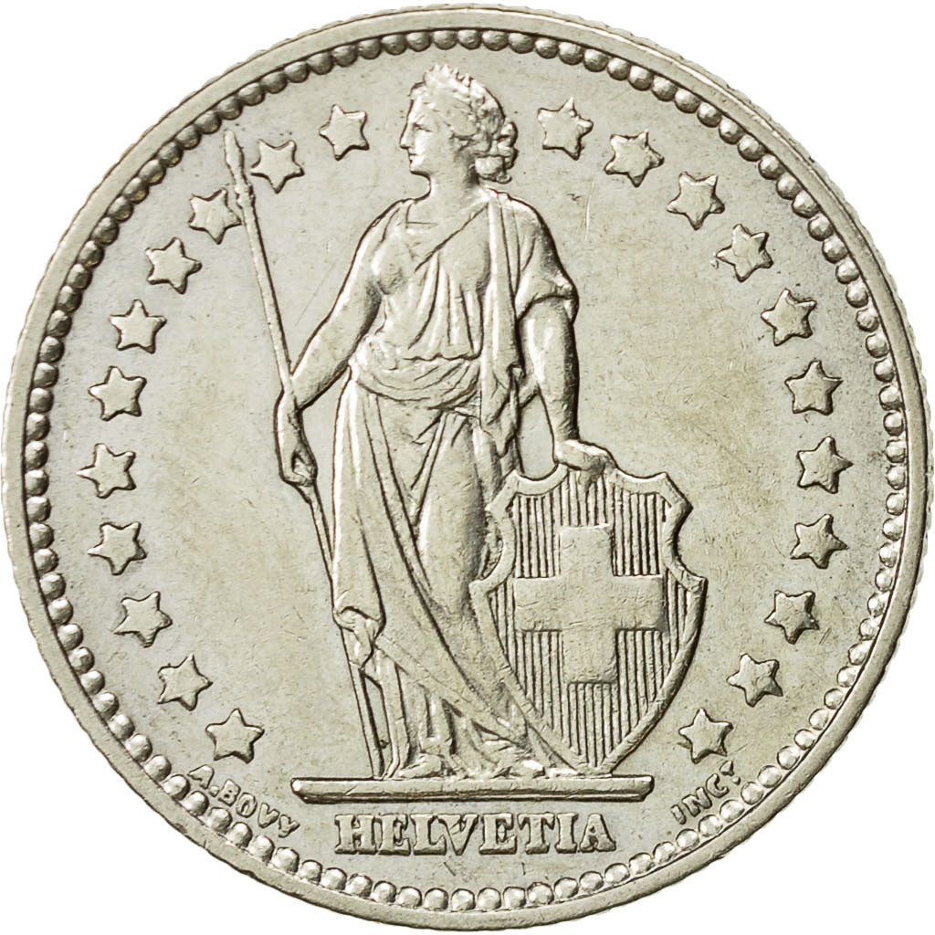 Suiza, Franc, 1956, Bern, EBC, Plata, KM:24