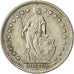 Switzerland, Franc, 1959, Bern, EF(40-45), Silver, KM:24