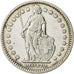 Suisse, Franc, 1908, Bern, TTB, Argent, KM:24