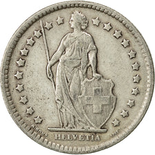 Suiza, Franc, 1921, Bern, BC+, Plata, KM:24