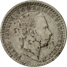Austria, Franz Joseph I, 5 Kreuzer, 1859, MBC, Plata, KM:2197