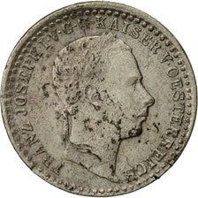 Austria, Franz Joseph I, 5 Kreuzer, 1859, BB, Argento, KM:2197