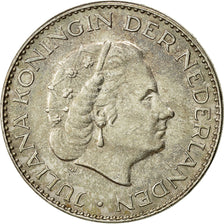 Niederlande, Juliana, Gulden, 1966, SS+, Silber, KM:184