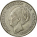 Paesi Bassi, Wilhelmina I, Gulden, 1924, BB, Argento, KM:161.1