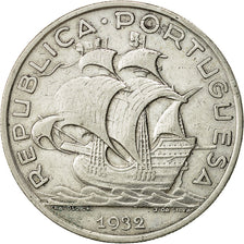 Portugal, 10 Escudos, 1932, EF(40-45), Silver, KM:582