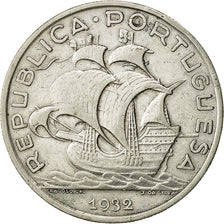 Portogallo, 10 Escudos, 1932, BB, Argento, KM:582