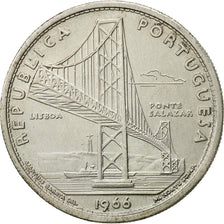 Portugal, 20 Escudos, 1966, Lisbon, AU(55-58), Silver, KM:592