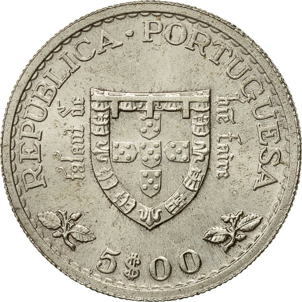 Portogallo, 5 Escudos, 1960, Lisbon, SPL-, Argento, KM:587