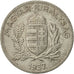 Hungría, Pengo, 1937, Budapest, MBC, Plata, KM:510