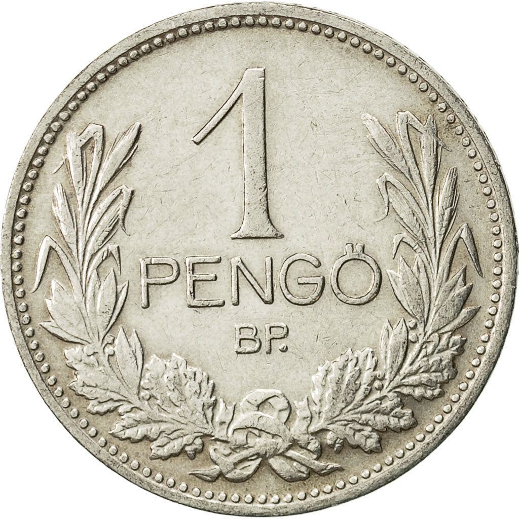 Hungría, Pengo, 1937, Budapest, MBC, Plata, KM:510