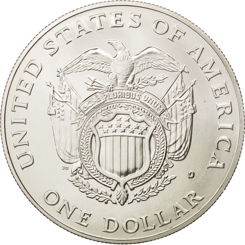 UNITED STATES, Dollar, 1994, U.S. Mint, KM #253, MS(63), Silver, 38.1, 26.68