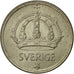 Suecia, Gustaf V, 50 Öre, 1948, MBC+, Plata, KM:817