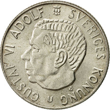 Svezia, Gustaf VI, Krona, 1967, SPL-, Argento, KM:826