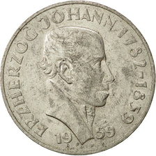 Österreich, 25 Schilling, 1959, SS+, Silber, KM:2887