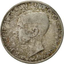 Iugoslavia, Petar II, 20 Dinara, 1938, BB+, Argento, KM:23