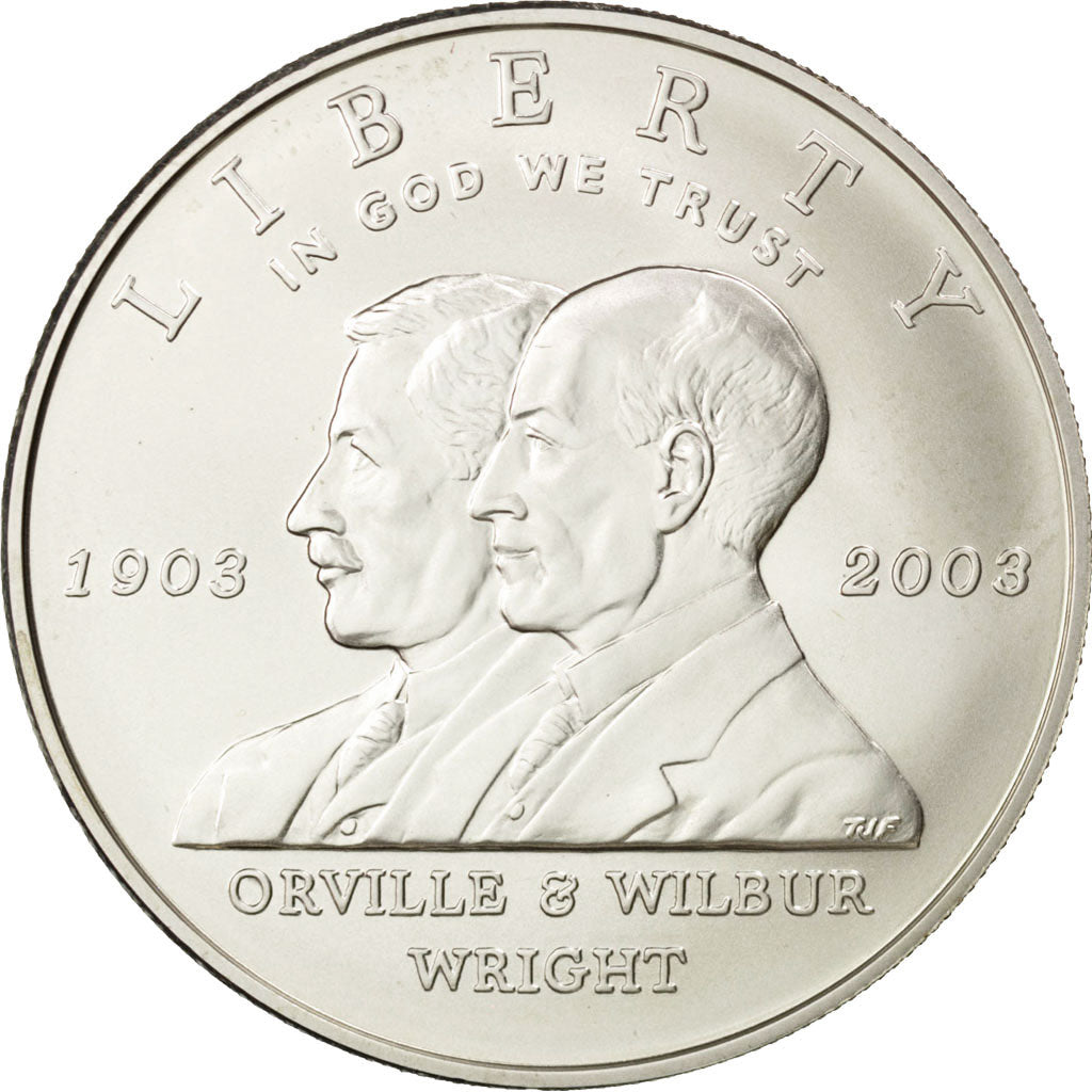 UNITED STATES, Dollar, 2003, U.S. Mint, KM #349, MS(63), Silver, 38.1, 27.41